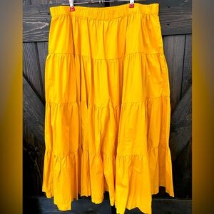 Cotton skirt with pockets